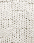 Chess Knit - 50" x 60" Throw - Natural