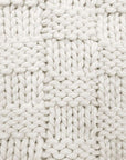 Chess Knit - 50" x 60" Throw - Natural