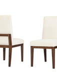 Dovetail - Upholstered Side Chair - Natural Legs