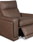 MS - Simone ZG Power Recliner With Power Headrest and BT speaker - Brown