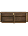 Arik - 4 Door Walnut Cabinet - Woodtone