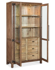 Vineyard Row - Display Cabinet - Light Brown