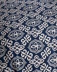 St. Clair - Queen Bedding Set Set of 4 - Navy / White