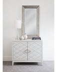 Beaded - Wall Mirror 36" - Silver