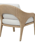 Kavali - Outdoor Wicker Lounge Chair - Woodtone