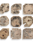 Bahati - Wood Bleached Wall Decor (Set of 9) - Brown