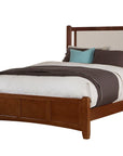Bonanza - Pebble Gray Upholstered Bed With Storage Footboard