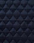 High Shine Satin - 21" x 34" Quatrefoil Quilt Pillow Sham Set Set of 2 - Navy
