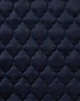 High Shine Satin - 21" x 34" Quatrefoil Quilt Pillow Sham Set (Set of 2) - Navy