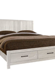 Lodge & Loft - Radius Poster Bed With Footboard Storage