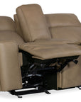MS - Riverton Power Gliding Console Loveseat With Power Headrest And Lumbar