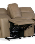 MS - Riverton Power Gliding Console Loveseat With Power Headrest And Lumbar