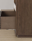 Athens - Open Nightstand - Dark Brown