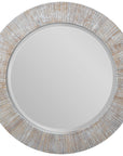 Repose - Round Mirror - Whitewash