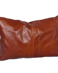 Genuine Leather - Buckskin Lumbar Pillow - Brown