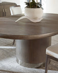 Modern Mood - Round Dining Table With 1-18in Leaf