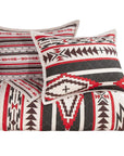 Cortez - Full/Queen Reversible Quilt Set Set of 3 - Tan
