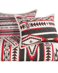 Cortez - King Reversible Quilt Set Set of 3 - Tan