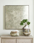 Fredric - Square Antique Mirror - Brass
