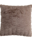 Ruched Rabbit - Euro Pillow With Down Insert - Blush
