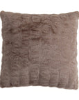Ruched Rabbit - Euro Pillow With Down Insert - Blush