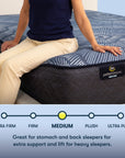 Perfect Sleeper - 12" Dazzling Night Hybrid Medium Mattress