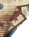 Home On The Range - King Reversible Quilt Set Set of 3 - Tan