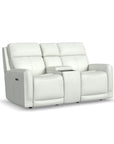 Alister - Power Gliding Loveseat With Console, Power Headrests & Lumbar