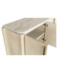 Gavin - Server - Driftwood Oak / White Marble