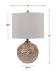 Lagos - Rustic Table Lamp - Light Brown