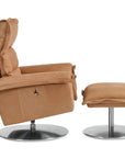 Dunn Leather Ottoman