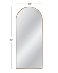 Holly - Floor Mirror - Light Brown