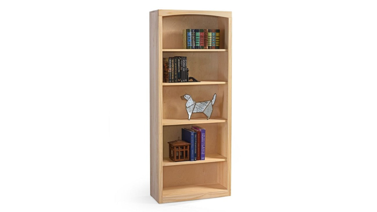 30" x 72" Pine Bookcase