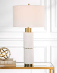 Ruse - Whitewashed Table Lamp
