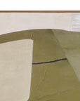 Olive Form Framed Canvas - Cream