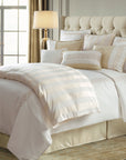 Hollywood - Queen Comforter Set Set of 4 - White / Cream
