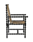 Wichita - Occasional Chair Set of 2 - Black / Light Brown