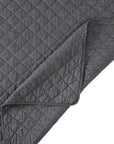 Cotton Comfort - Full/Queen Quilt Set Set of 3 - Charcoal