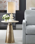 Midsummer - Accent Table - Antique Brass