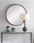 Benedo - Round Mirror - Black