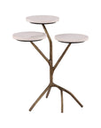 Garcia - Drink Table - Beige / Light Brown