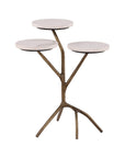 Garcia - Drink Table - Beige / Light Brown