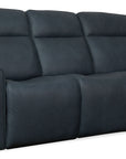 Riverton - Power Sofa With Power Headrest And Lumbar - Black