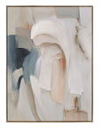Soft Contours I Framed Canvas - Green