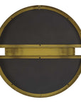 Hanover - Divided Round Mirror - Bronze / Brown