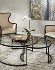 Rhea - Nesting Coffee Tables (Set of 2) - Black