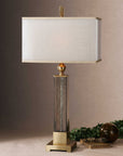 Caecilia - Glass Table Lamp - Amber