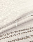 Prescott - Queen Duvet Cover Set Set of 3 - Taupe