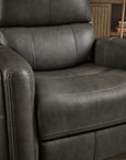Linden - Power Swivel Gliding Recliner With Power Headrest, Lumbar, Heat & Massage