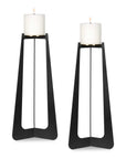 Columnar - Candleholders (Set of 2) - Black
